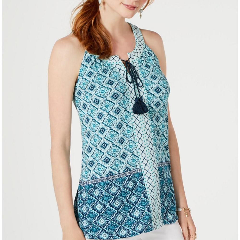 Style and co Bohemian halter style top, NEW